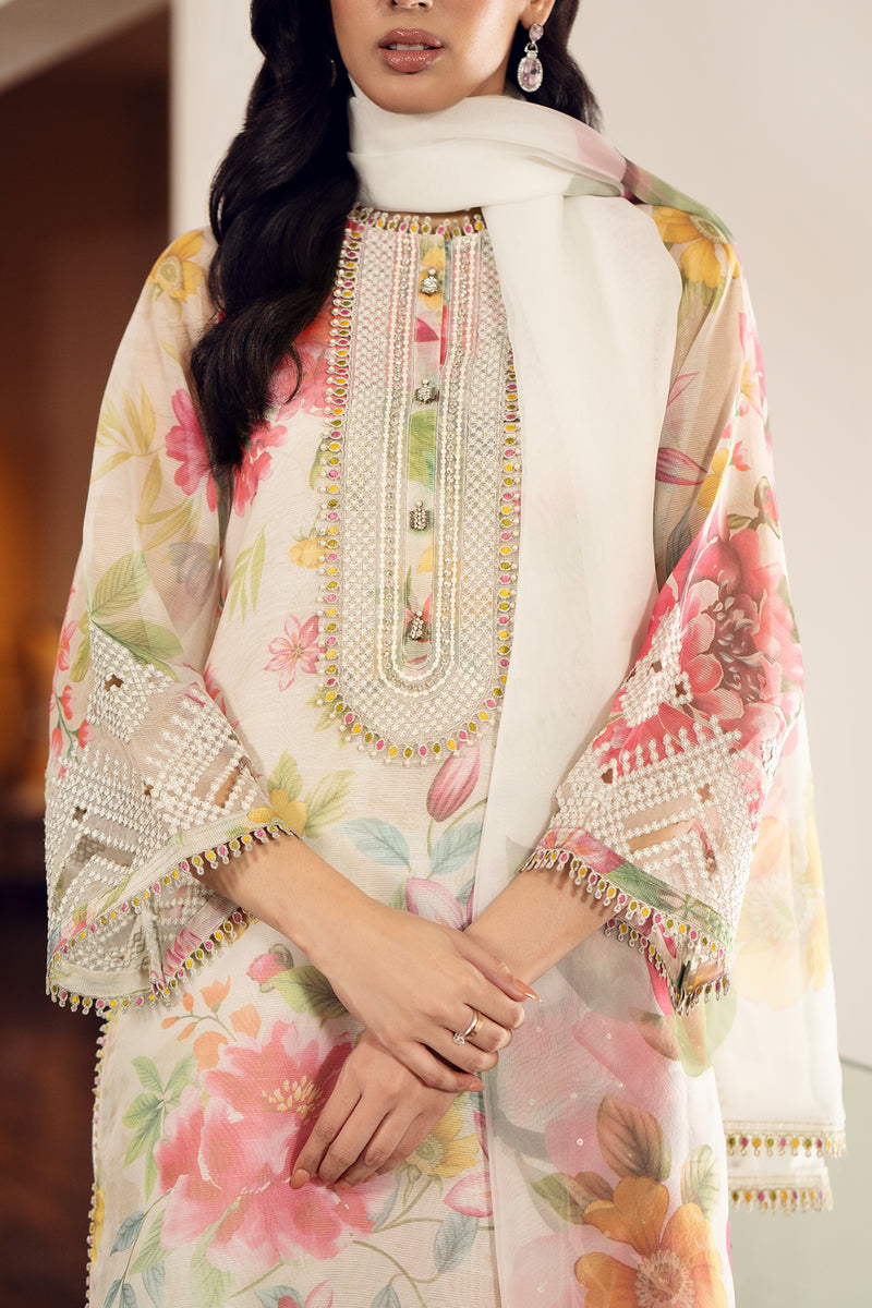 Baroque | Luxury Pret 24 | COTTON PATTI UF-510 - Designer Dress with Intricate embroidery and embellishments. Shop elegent wedding dress at Maria Faisal.