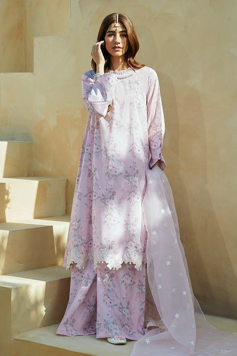 Cross Stitch | Premium Lawn 24 | SHADOW BERRY - Ladies Clothes - Maria Faisal