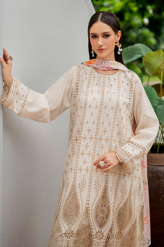 Baroque | Luxury Pret Summer | UF-4274 - Luxury Dress - available at Maria Faisal in UK and USA.