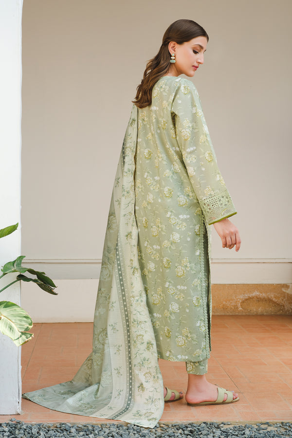 Baroque | Luxury Pret 24 | LAWN UF-654 - Designer Dress with Intricate embroidery and embellishments. Shop elegent wedding dress at Maria Faisal.