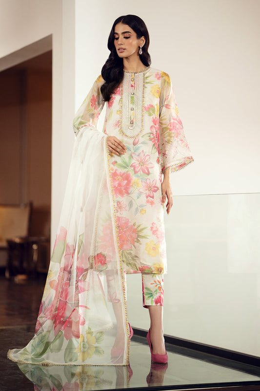 Baroque | Luxury Pret 24 | COTTON PATTI UF-510 - Designer Dress with Intricate embroidery and embellishments. Shop elegent wedding dress at Maria Faisal.