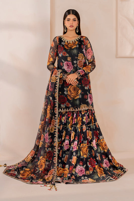Baroque | Formal Collection | CHIFFON UF-707 - Ladies Clothes 