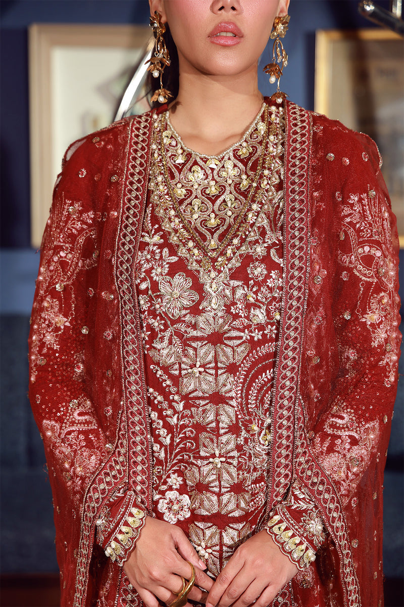 Mysie | Festive 26 | Kamila - Luxury Dress - available at Maria Faisal in UK and USA.