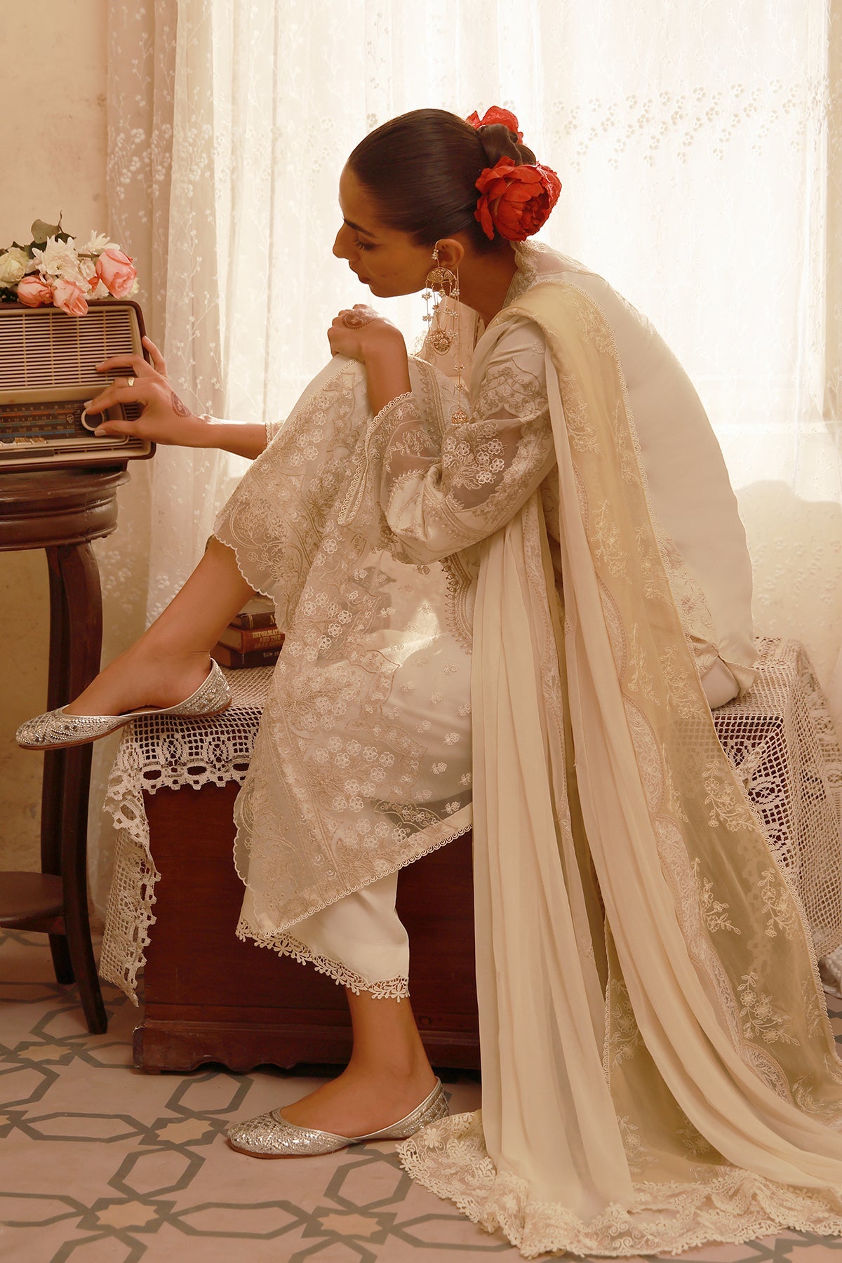 Sahar | Festive Edit 26 |Sunlit Serai - Luxury Dress - available at Maria Faisal in UK and USA.