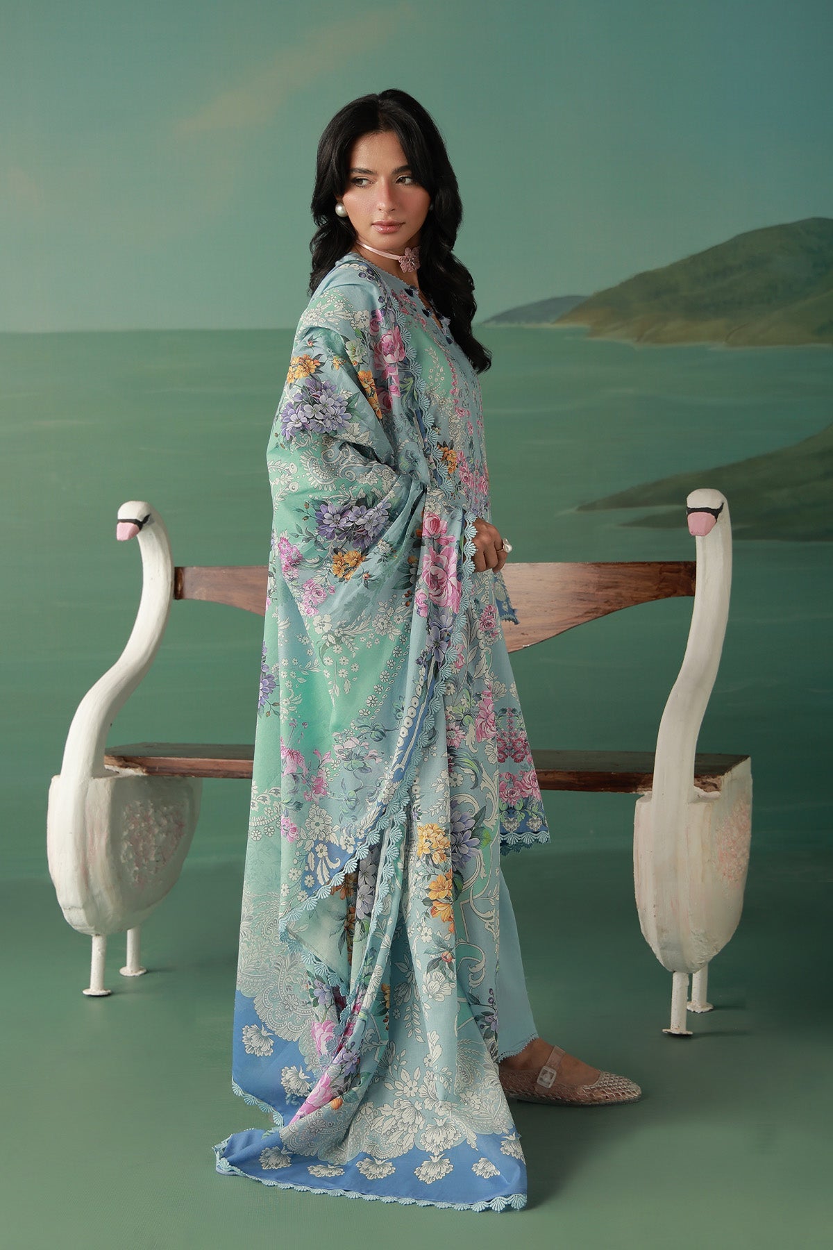 Sahar | Zyra Fall 26 |Aurevia - Luxury Dress - available at Maria Faisal in UK and USA.