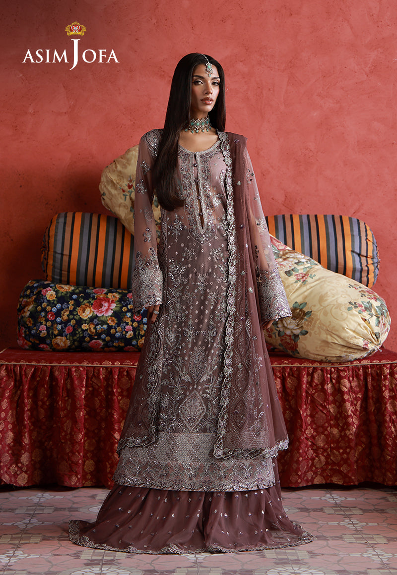Asim Jofa | Wedding Festive Collection | AJULN-14 - Wedding Dress - available at Maria Faisal in UK and USA.