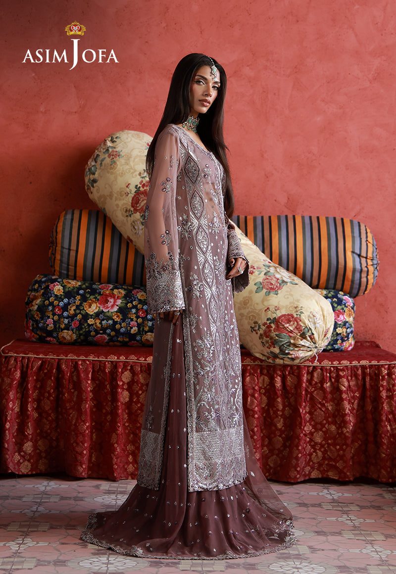 Asim Jofa | Wedding Festive Collection | AJULN-14 - Wedding Dress - available at Maria Faisal in UK and USA.