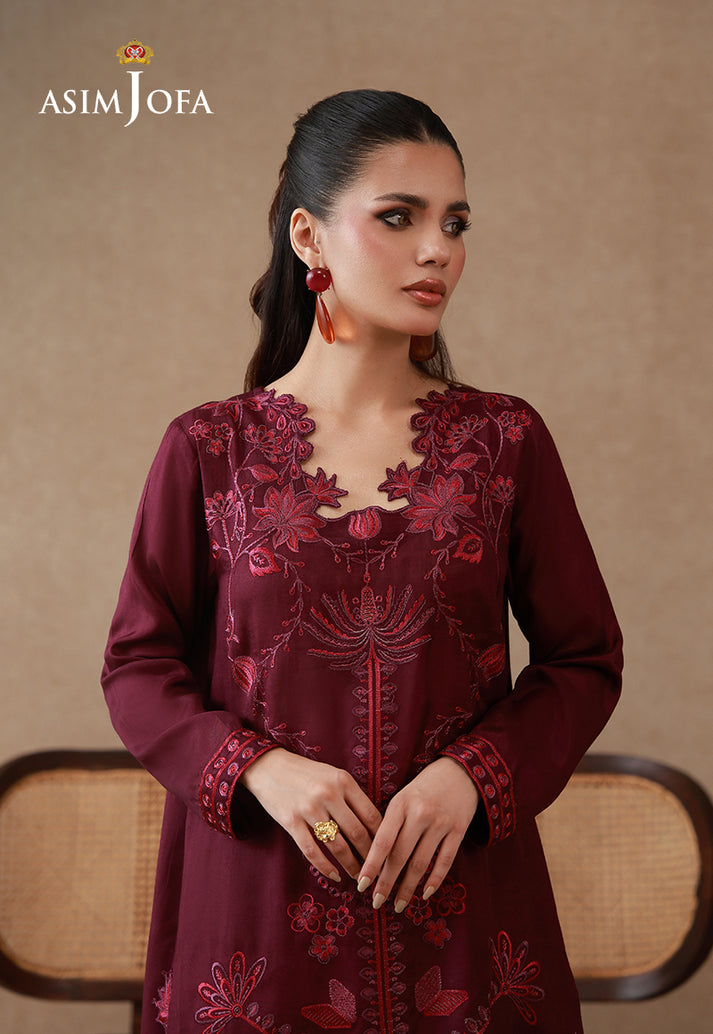 Asim Jofa | Eid Festive Pret | AJPB-326 - Casual Dress - available at Maria Faisal in UK and USA.