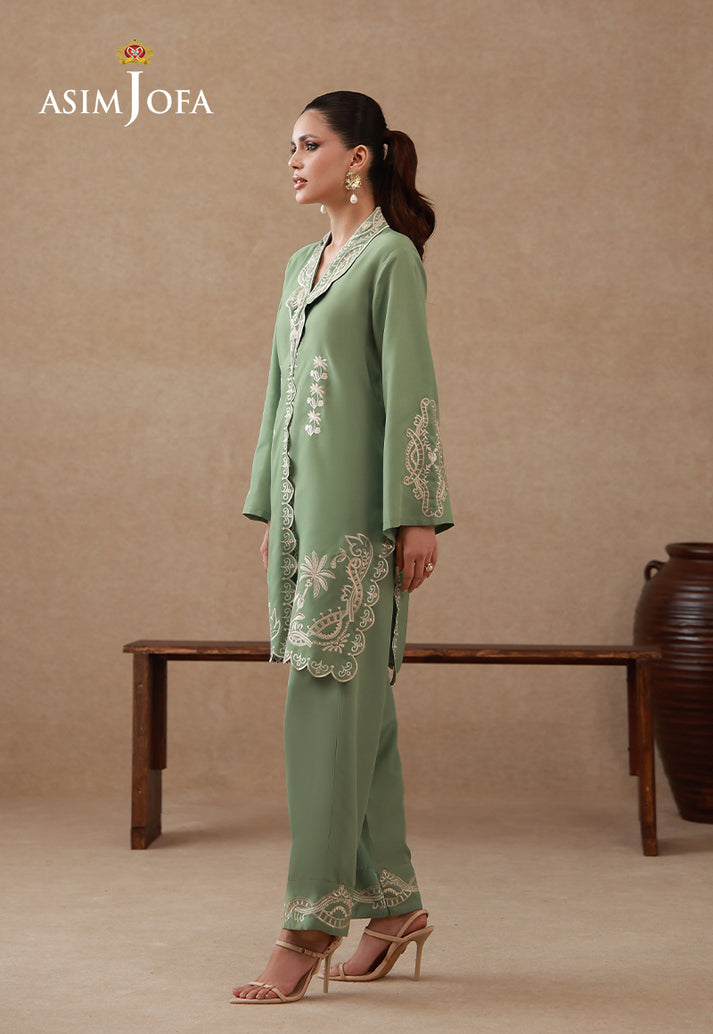 Asim Jofa | Eid Festive Pret | AJPB-323 - Casual Dress - available at Maria Faisal in UK and USA.