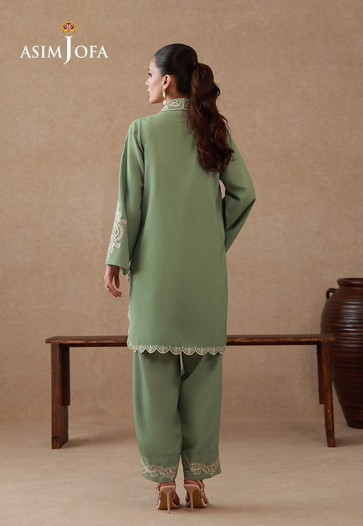 Asim Jofa | Eid Festive Pret | AJPB-323 - Casual Dress - available at Maria Faisal in UK and USA.