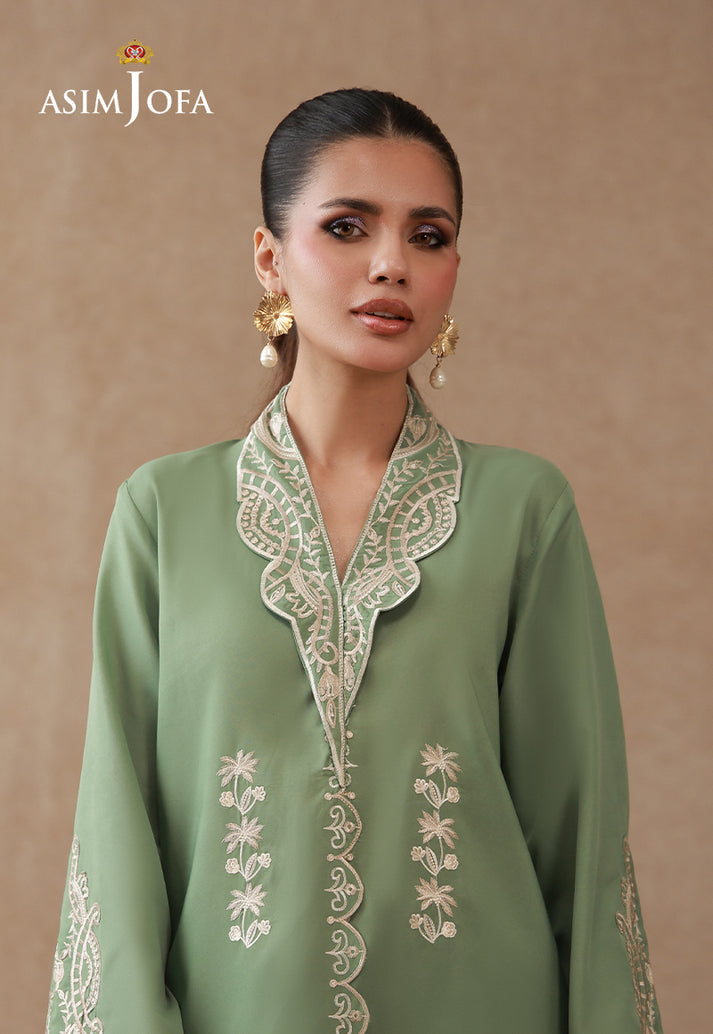 Asim Jofa | Eid Festive Pret | AJPB-323 - Casual Dress - available at Maria Faisal in UK and USA.