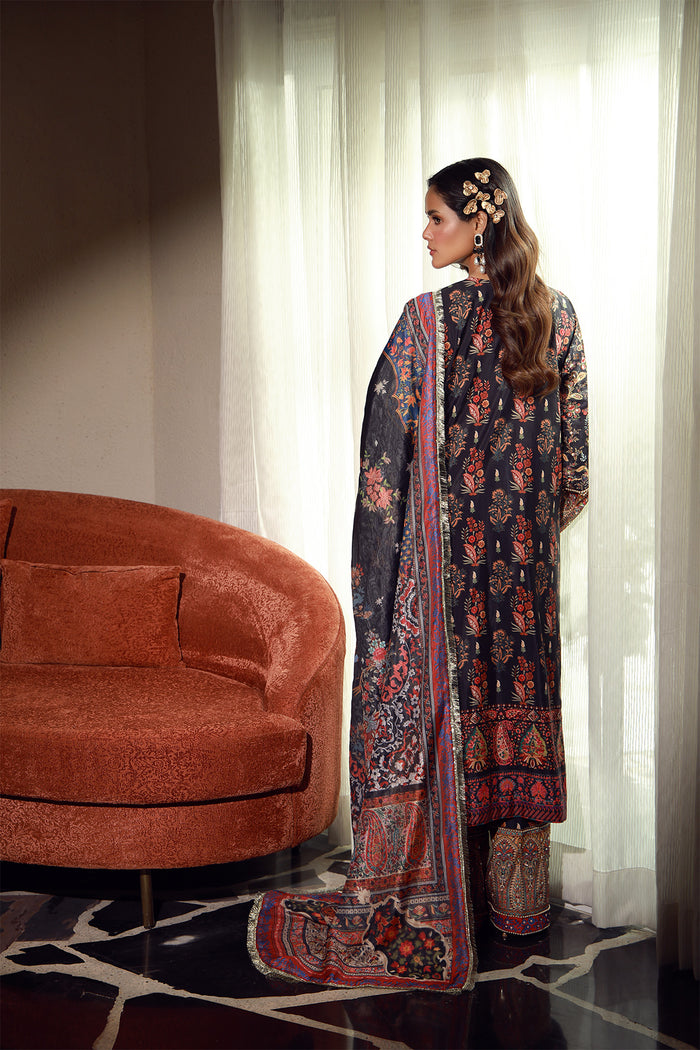 Mysie | Festive 26 | Elaila - Luxury Dress - available at Maria Faisal in UK and USA.