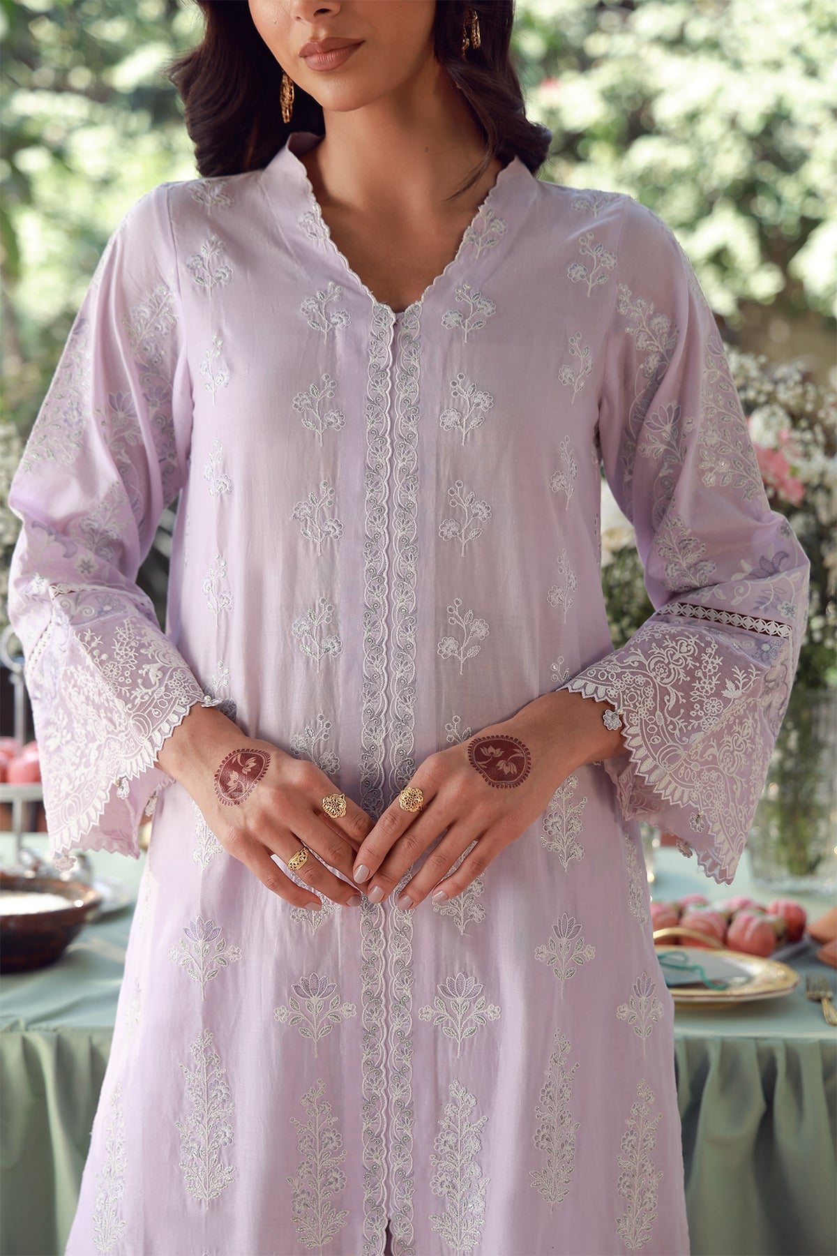 Sahar | Festive Edit 26 | Lilac Twilight - Luxury Dress - available at Maria Faisal in UK and USA.