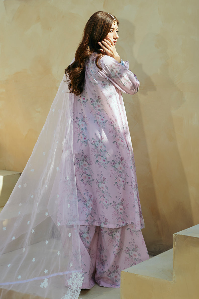 Cross Stitch | Premium Lawn 24 | SHADOW BERRY - Ladies Clothes - Maria Faisal