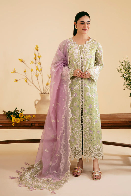 Qalamkar | Qlinekari Luxury Lawn | SQ-10 VEHJA - Designer Dress with Intricate embroidery and embellishments. Shop elegent wedding dress at Maria Faisal.