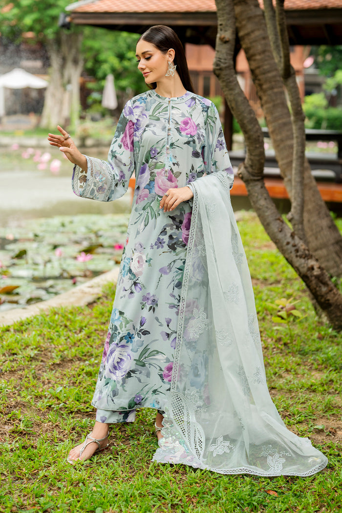 Baroque | Luxury Pret Summer | UF-4268 - Luxury Dress - available at Maria Faisal in UK and USA.