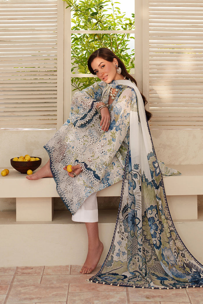 Baroque | Luxury Pret Summer | UF-4401 - Luxury Dress - available at Maria Faisal in UK and USA.