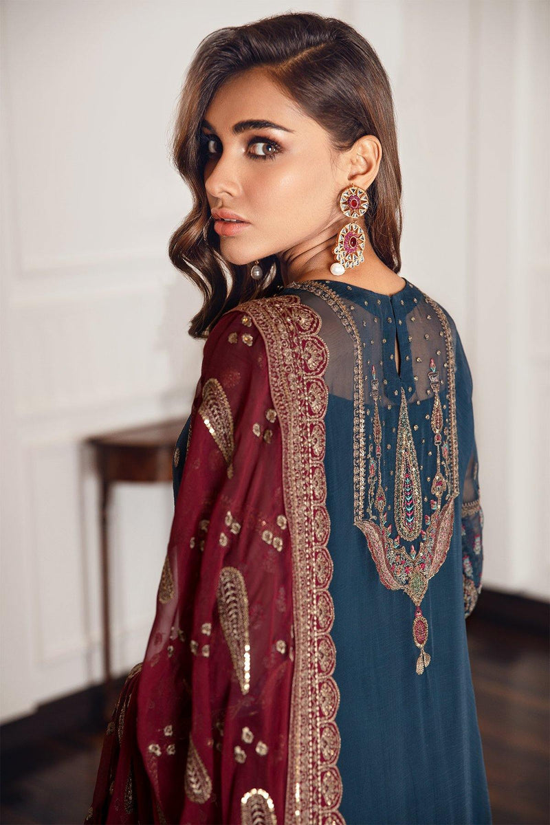 Jazmin | Formals Collection | CHIFFON UC-3049 - Ladies Clothes - Maria Faisal