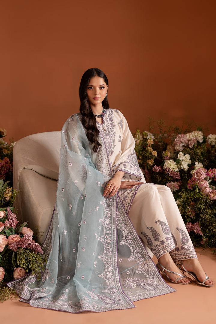 Batik | Aylin Festive Solids | White Opal by Maria Faisal - Registered Vendor of : Batik - type : Ladies Clothes - 100% original wedding dresses