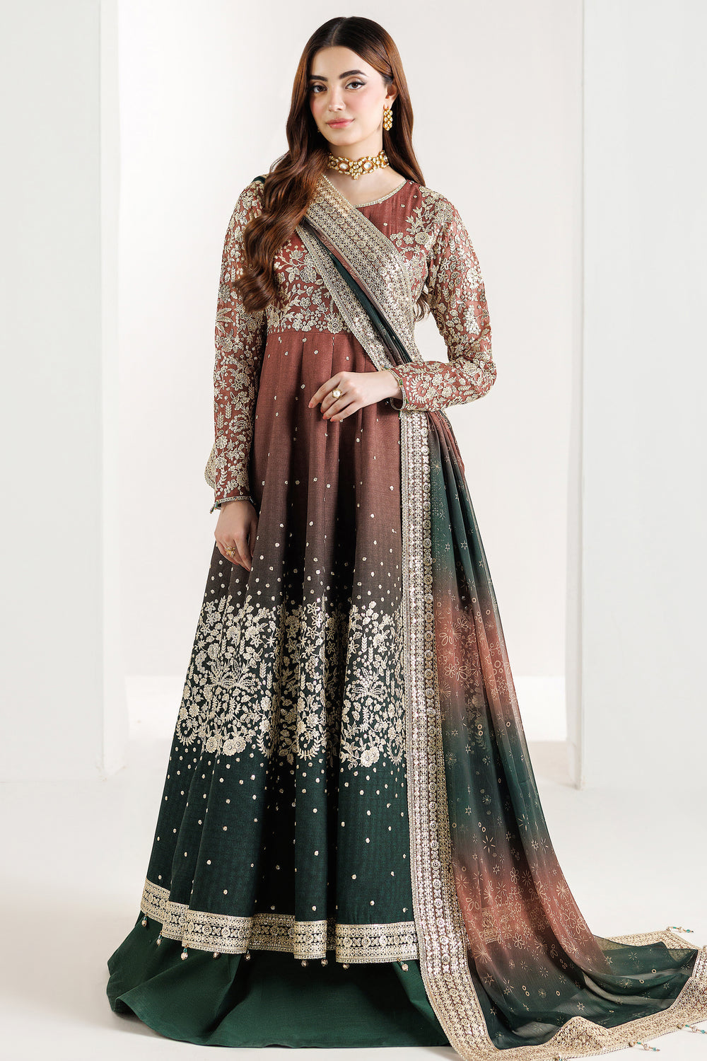 Farasha | Formals 26 | Rustic Glow - Formal Dress - available at Maria Faisal in UK and USA.