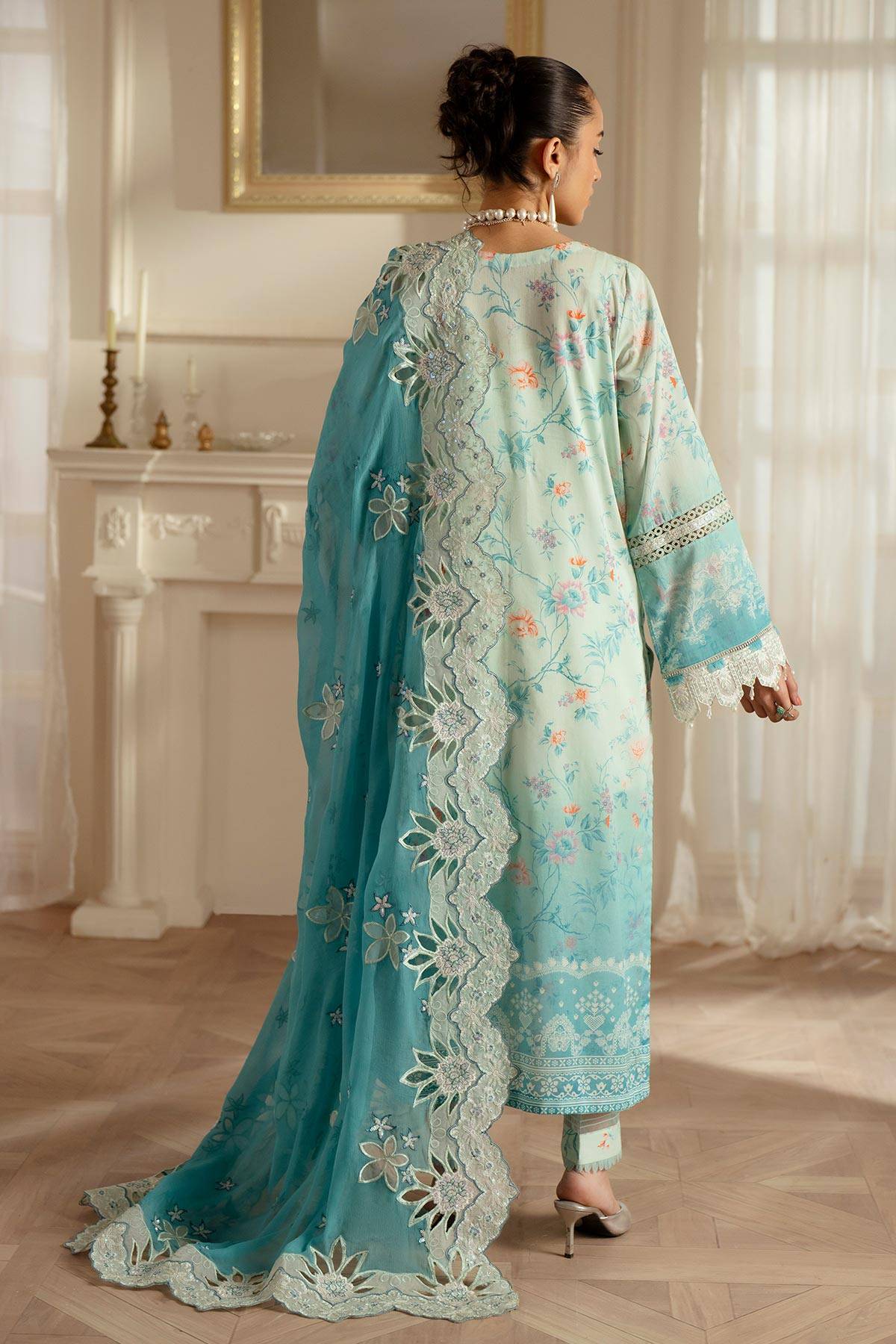 Nureh | Feya Eid Lawn | FE-06 by Maria Faisal - Registered Vendor of : Nureh - type : Ladies Clothes - 100% original wedding dresses