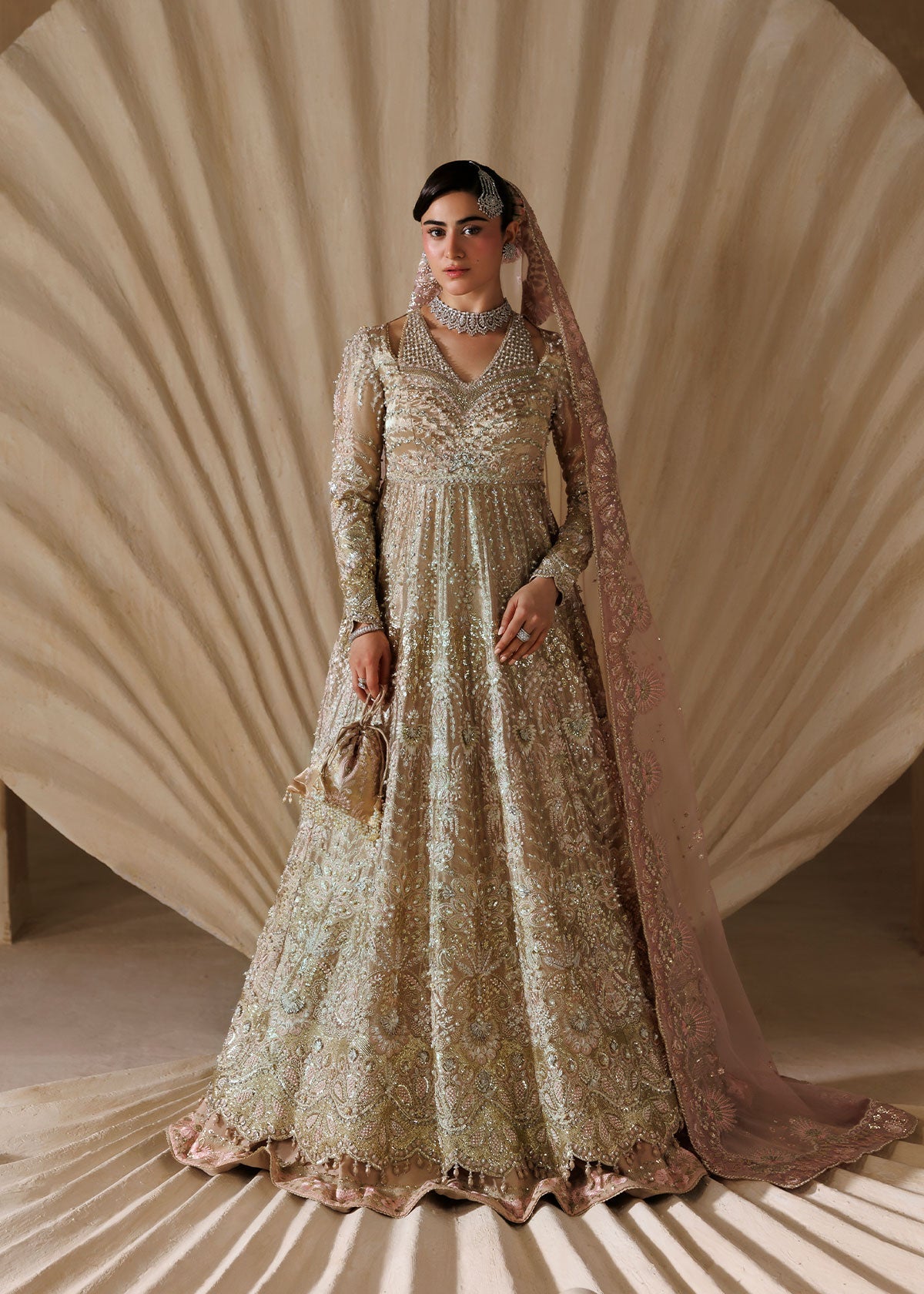 Sardinia | Bridal Edit 26 | ELYSIA - Bridal Dress - available at Maria Faisal in UK and USA.