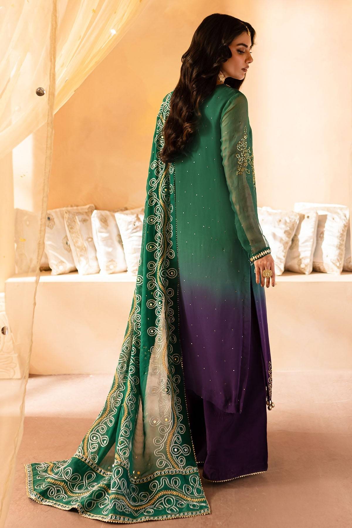 Nureh | Mukeshkari Formals | MK-01 by Maria Faisal - Registered Vendor of : Nureh - type : Ladies Clothes - 100% original wedding dresses