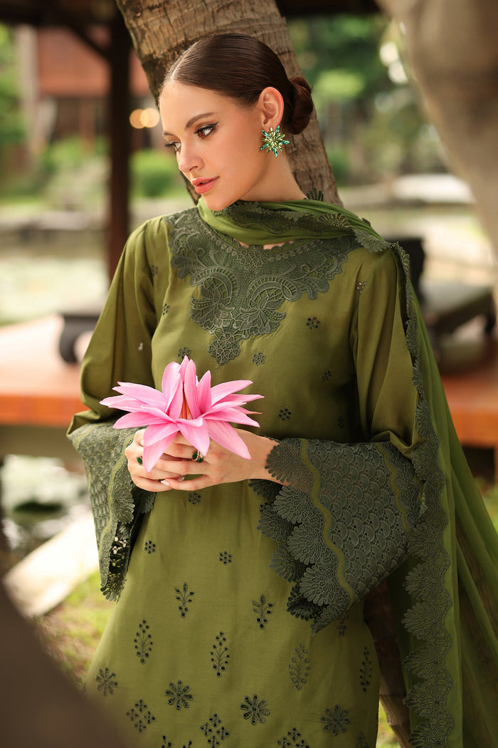 Baroque | Luxury Pret Summer | UF-4258 - Luxury Dress - available at Maria Faisal in UK and USA.