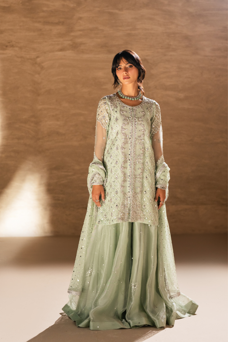 Sana Abbas | Zalea Formals | NYMA - Formal Dress - available at Maria Faisal in UK and USA.