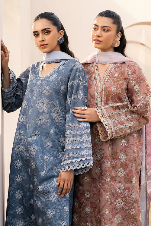 Baroque | Luxury Pret 24 | LAWN UF-602 - Designer Dress with Intricate embroidery and embellishments. Shop elegent wedding dress at Maria Faisal.