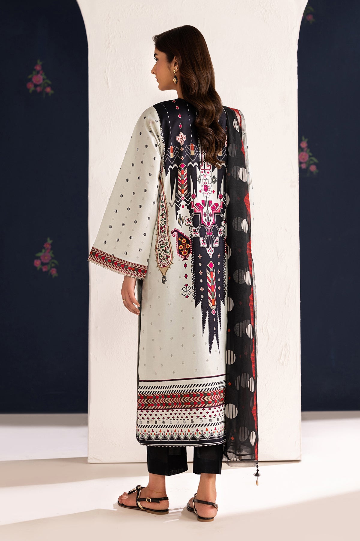 Baroque | Luxury Summer Pret | UF-4455 - Luxury Dress - available at Maria Faisal in UK and USA.