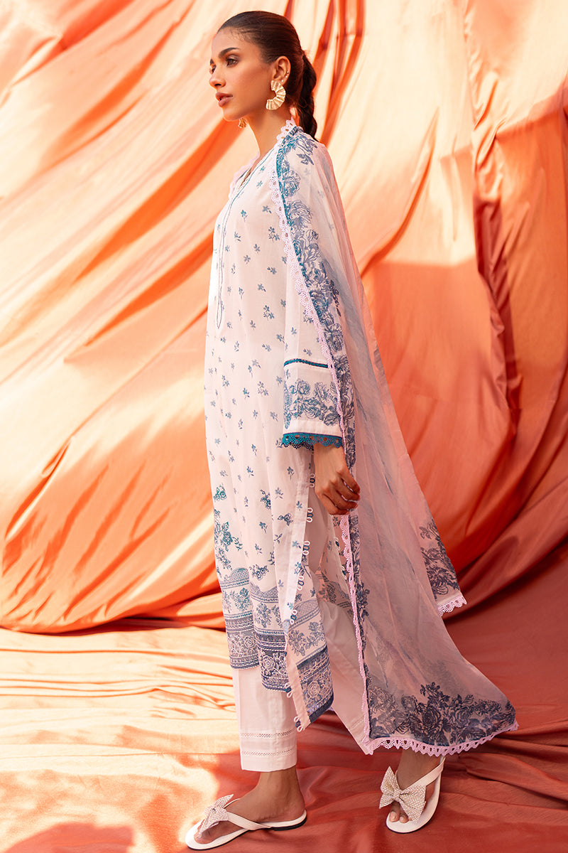 Cross Stitch | Eid Lawn 24 | FLORET - Designer Dress with Intricate embroidery and embellishments. Shop elegent wedding dress at Maria Faisal.