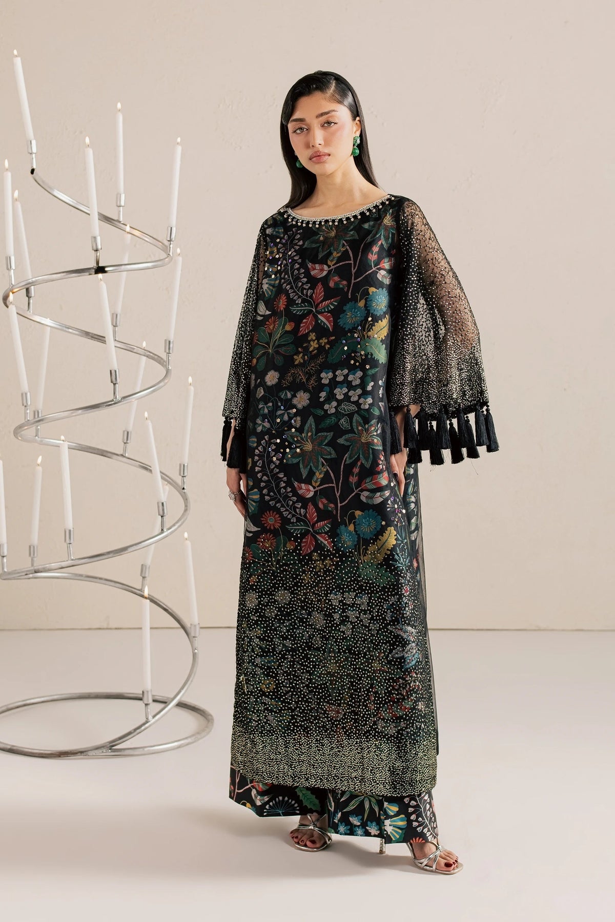 Vanya | Meraki Formals | FF-93 - Formal Dress - available at Maria Faisal in UK and USA.