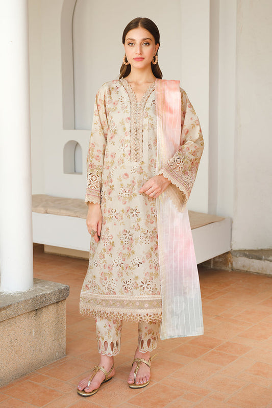 Baroque | Luxury Pret 24 | LAWN UF-656 - Designer Dress with Intricate embroidery and embellishments. Shop elegent wedding dress at Maria Faisal.