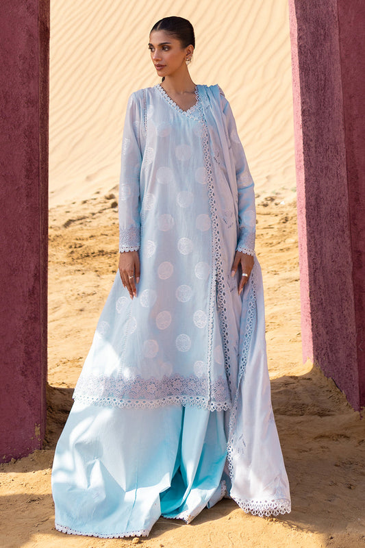 Cross Stitch | Eid Lawn 24 | CRYSTAL GLARE - Designer Dress with Intricate embroidery and embellishments. Shop elegent wedding dress at Maria Faisal.