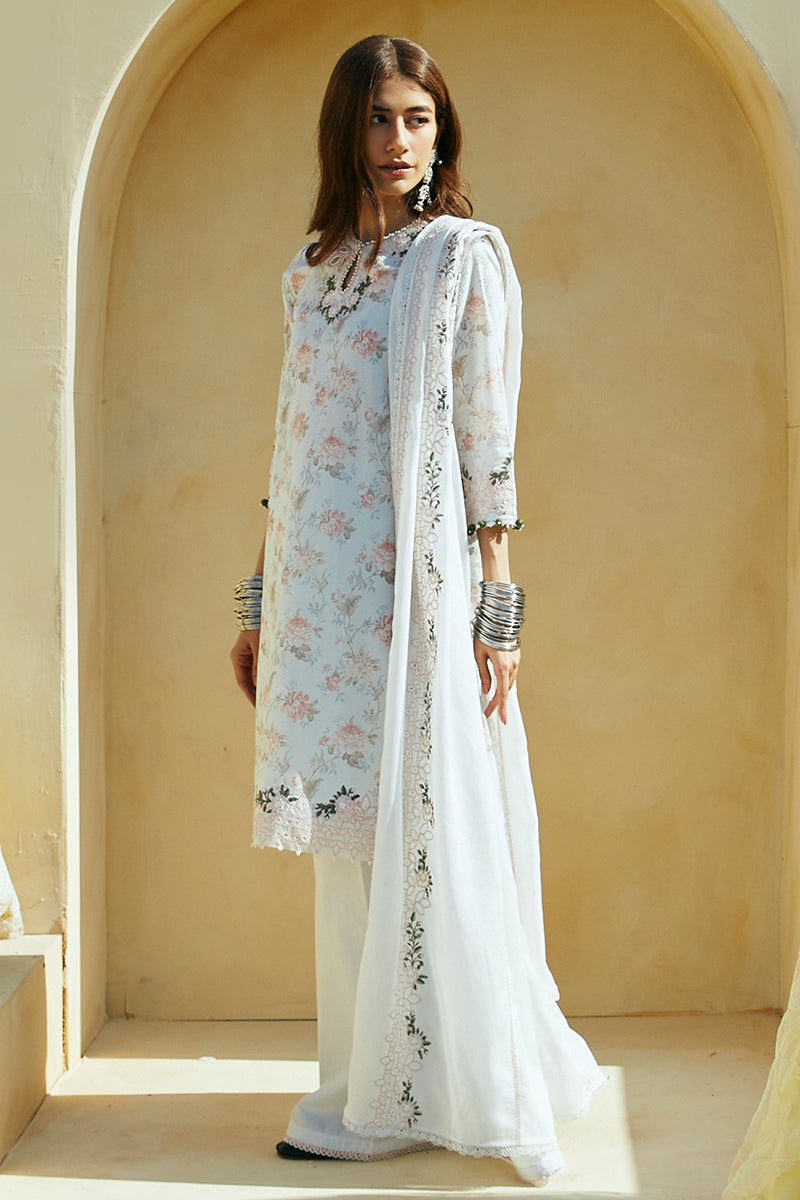 Cross Stitch | Premium Lawn 24 | FLORAL MARINE - Ladies Clothes - Maria Faisal