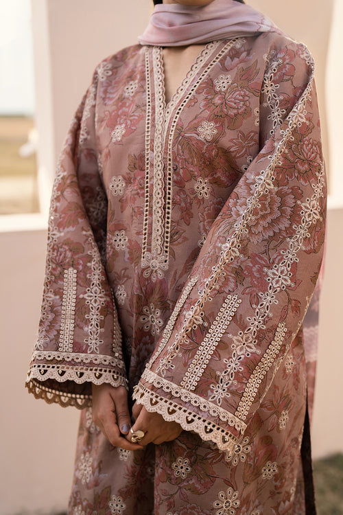 Baroque | Luxury Pret 24 | LAWN UF-602 - Designer Dress with Intricate embroidery and embellishments. Shop elegent wedding dress at Maria Faisal.