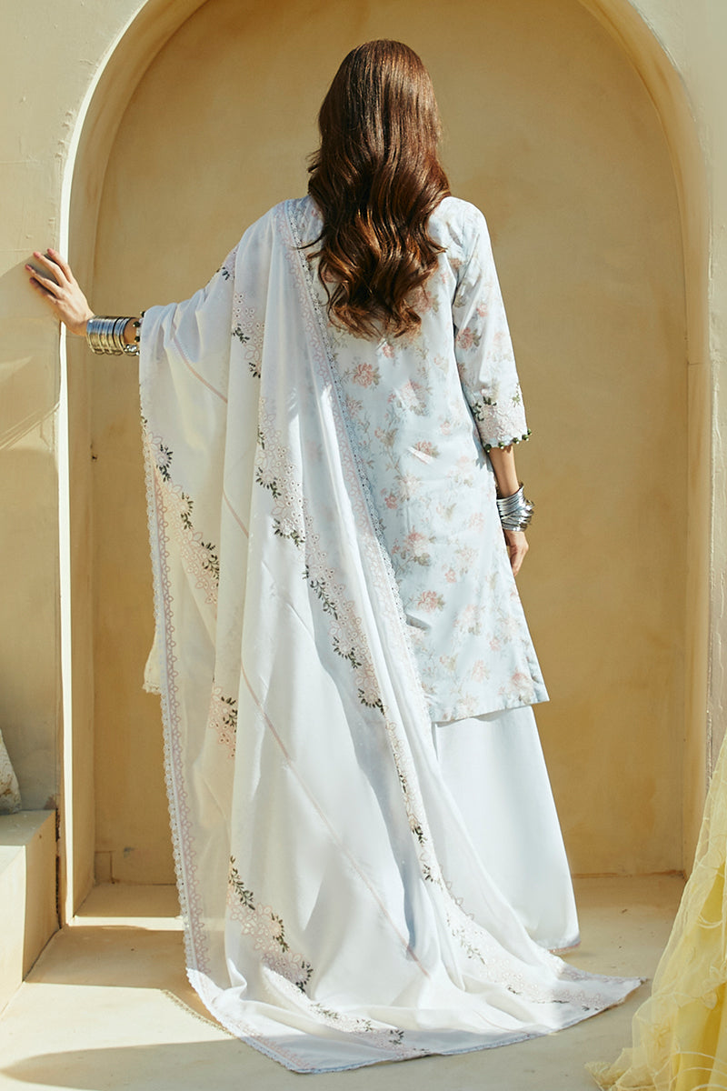 Cross Stitch | Premium Lawn 24 | FLORAL MARINE - Ladies Clothes - Maria Faisal