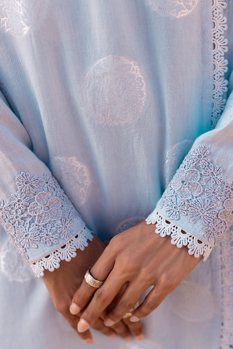 Cross Stitch | Eid Lawn 24 | CRYSTAL GLARE - Designer Dress with Intricate embroidery and embellishments. Shop elegent wedding dress at Maria Faisal.