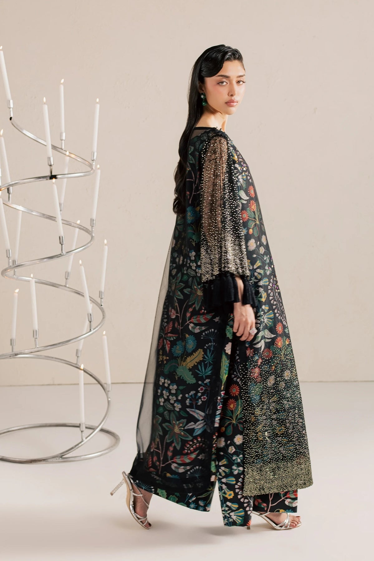 Vanya | Meraki Formals | FF-93 - Formal Dress - available at Maria Faisal in UK and USA.