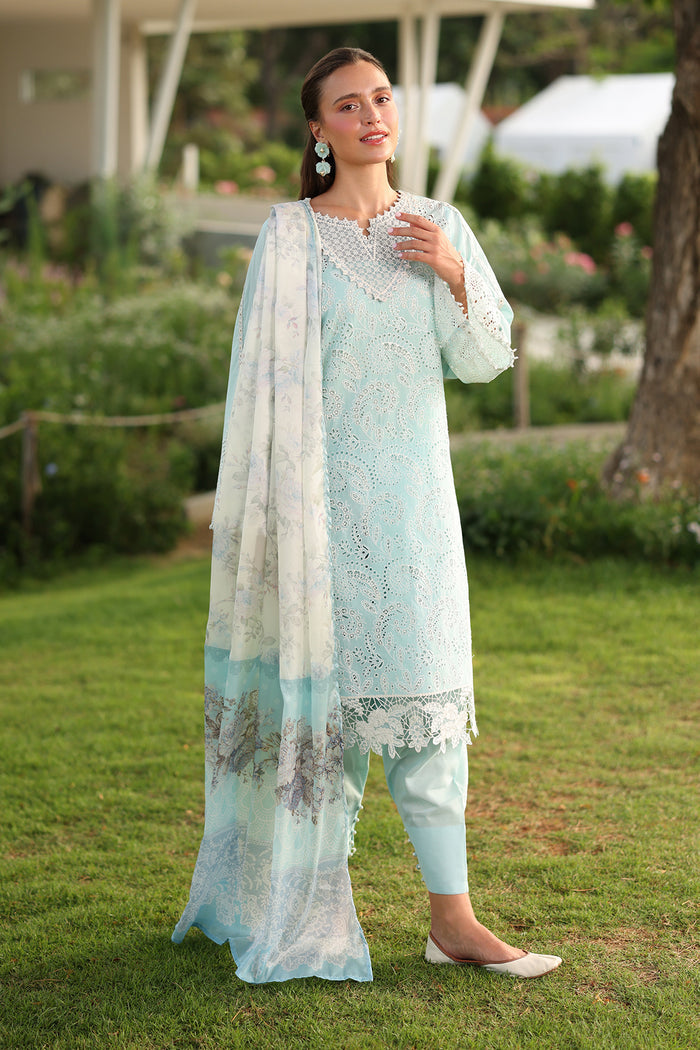 Baroque | Luxury Pret Summer | UF-4242 - Luxury Dress - available at Maria Faisal in UK and USA.