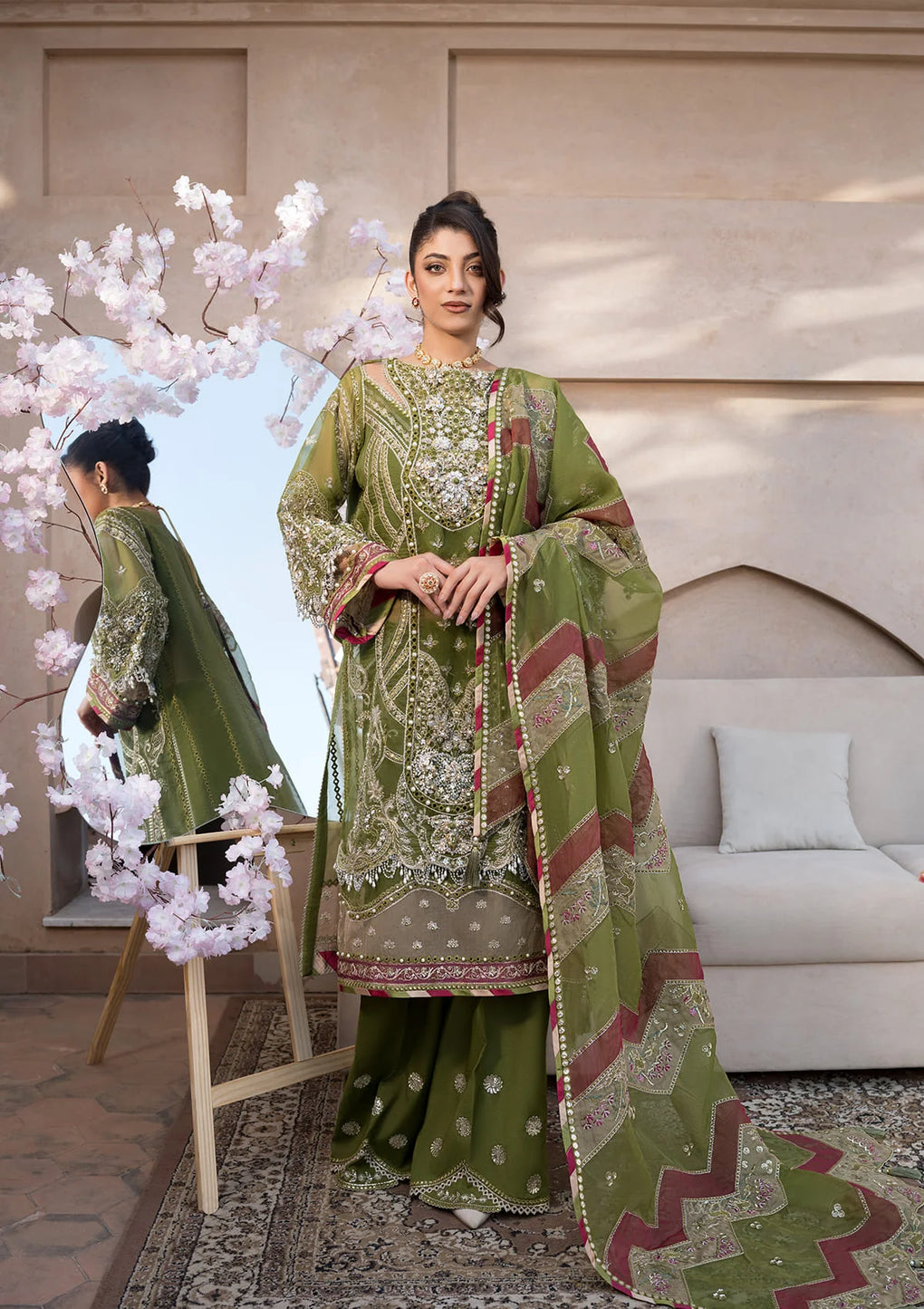 Elaf Premium | Formal Handwork Collection | EFH-08 PARWAANA - Ladies Clothes - Maria Faisal
