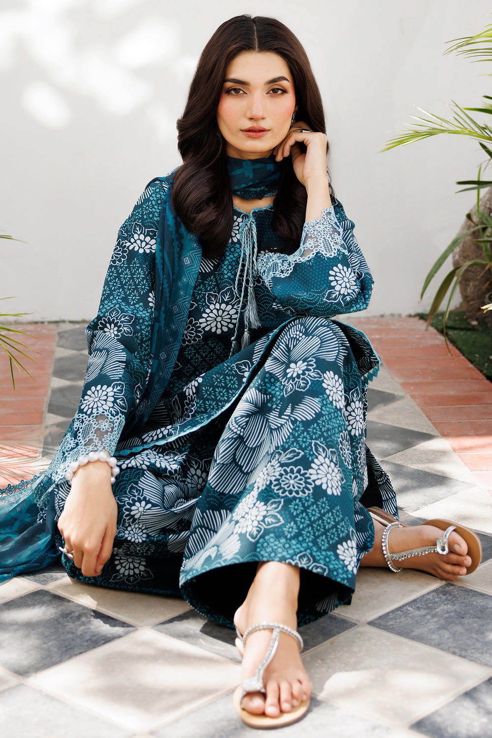 Farasha | Printed Essentials | Twilight Dew - Ladies Clothes - Maria Faisal