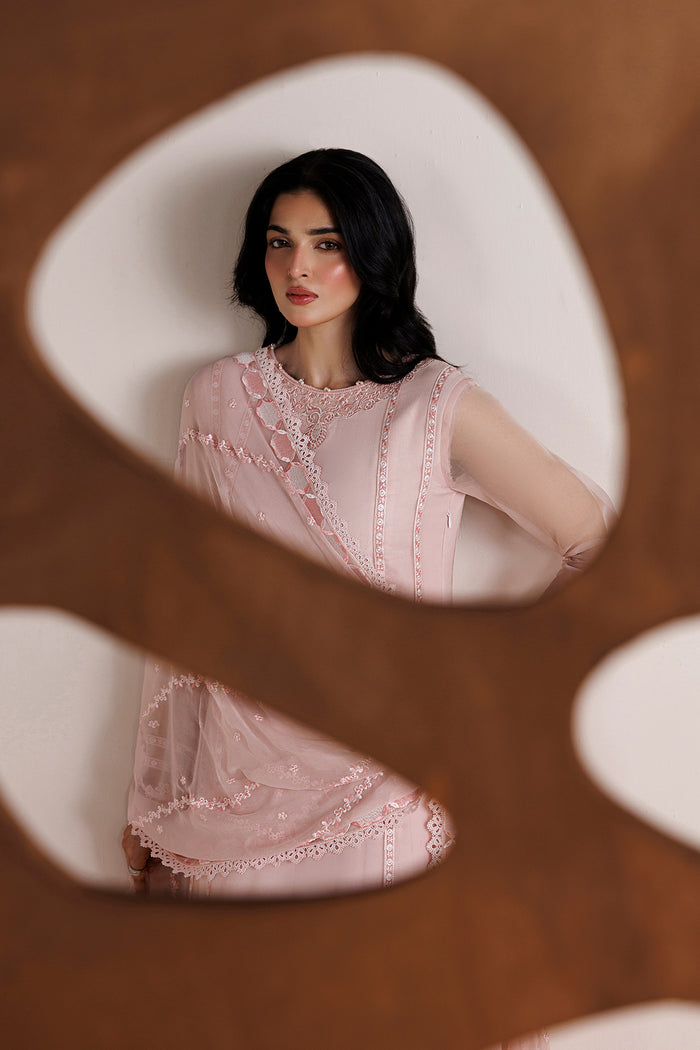 Farasha | Chiffon Essentials 26 | Blush Lily - Formal Dress - available at Maria Faisal in UK and USA.