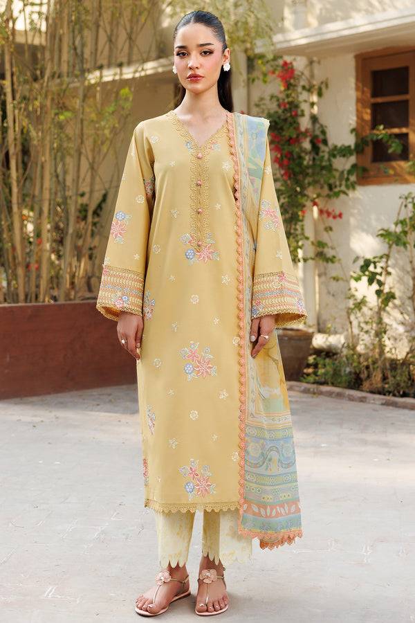Farasha | Summer Weaves Embroidered Lawn | Sunlit Mellow by Maria Faisal - Registered Vendor of : Farasha - type : Ladies Clothes - 100% original wedding dresses