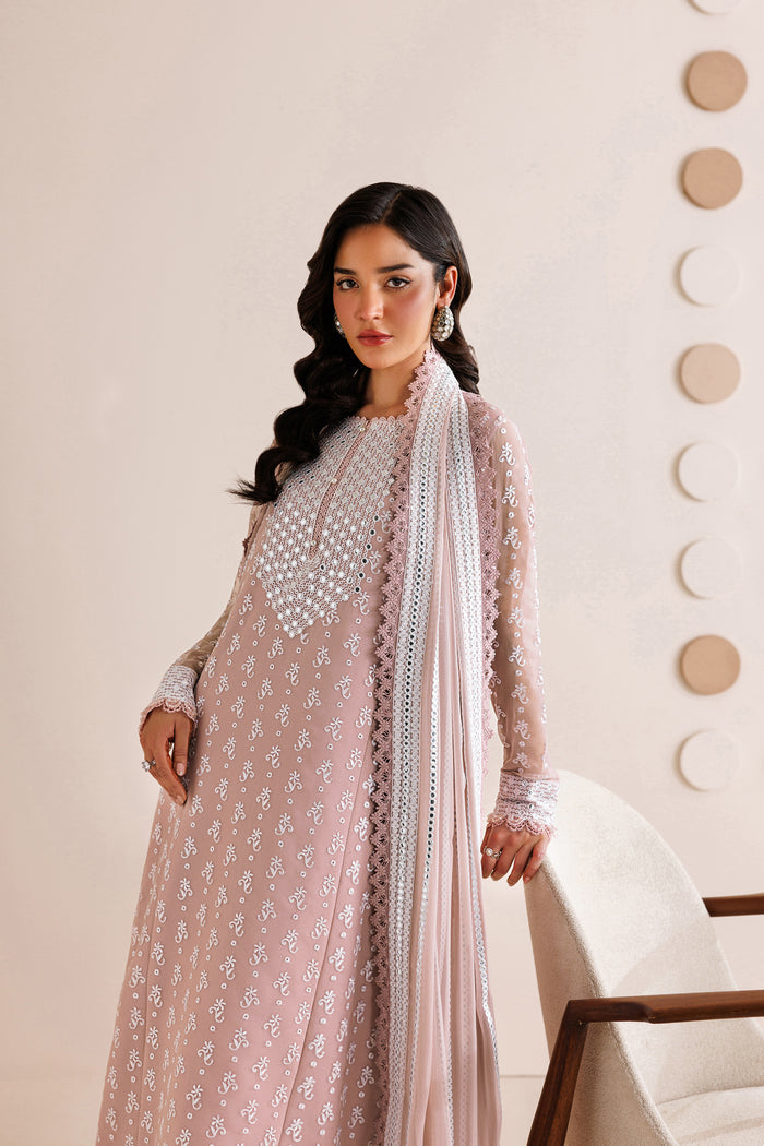 Farasha | Chiffon Threads 26 | BLUSH SAND - Formal Dress - available at Maria Faisal in UK and USA.