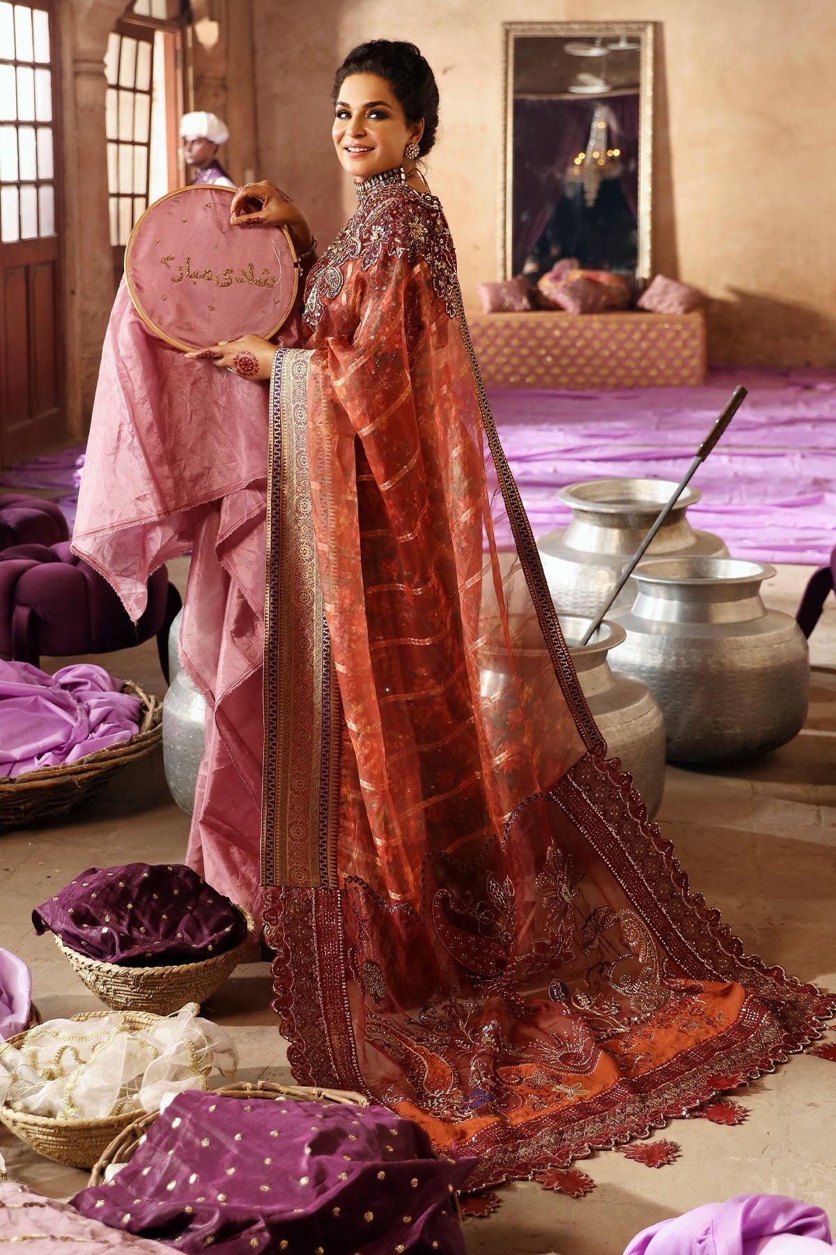 Nureh | Jhoomro Wedding Formals | NL-71 GEHNA - Wedding Dress - Maria Faisal