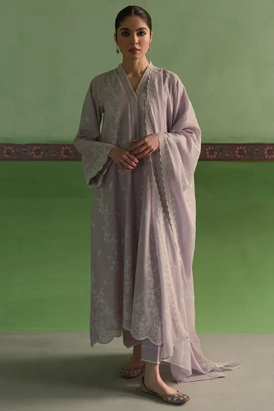 Cross Stitch | Chikankari Lawn | LILAC BLOOM - Ladies Clothes - Maria Faisal