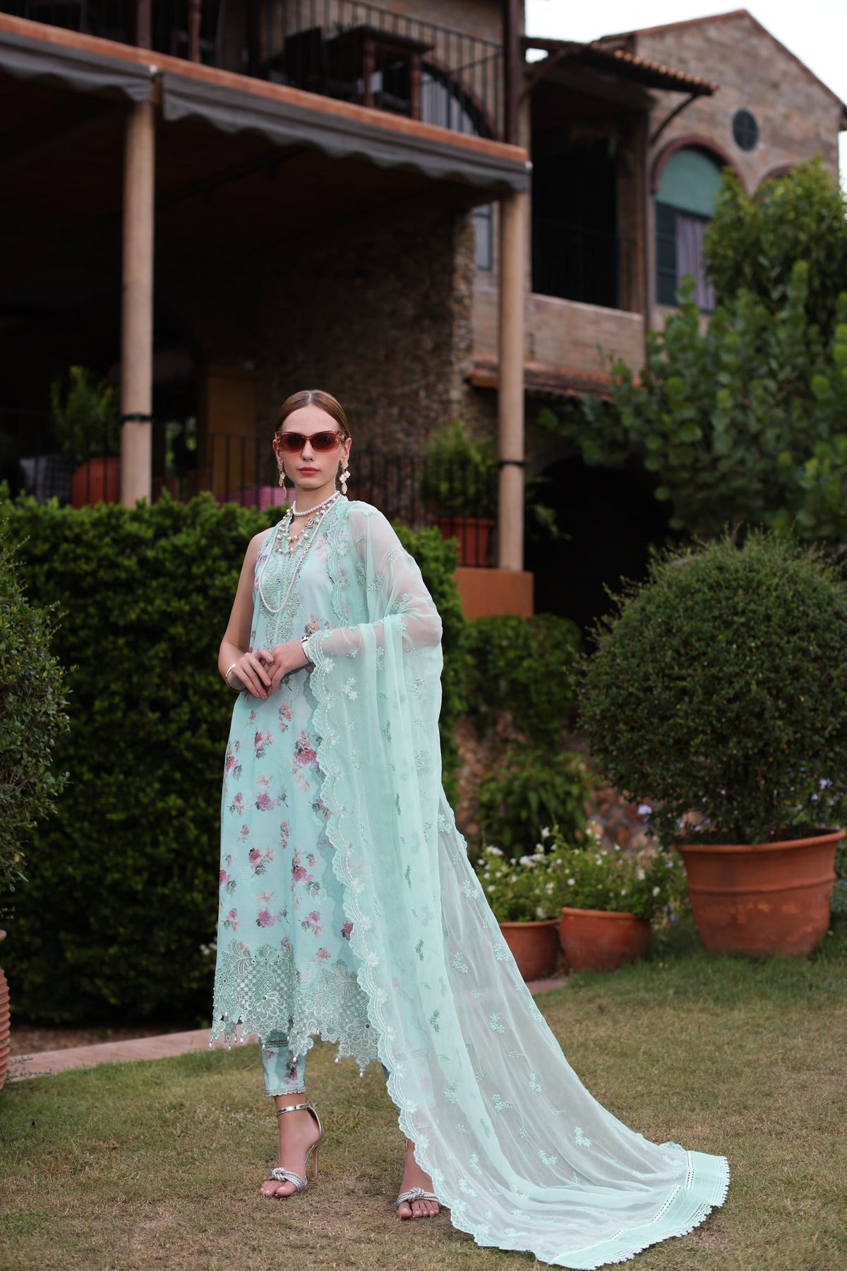 Noor by Saadia Asad | Eid Luxe Printkari 24 | D5 - Maria Faisal