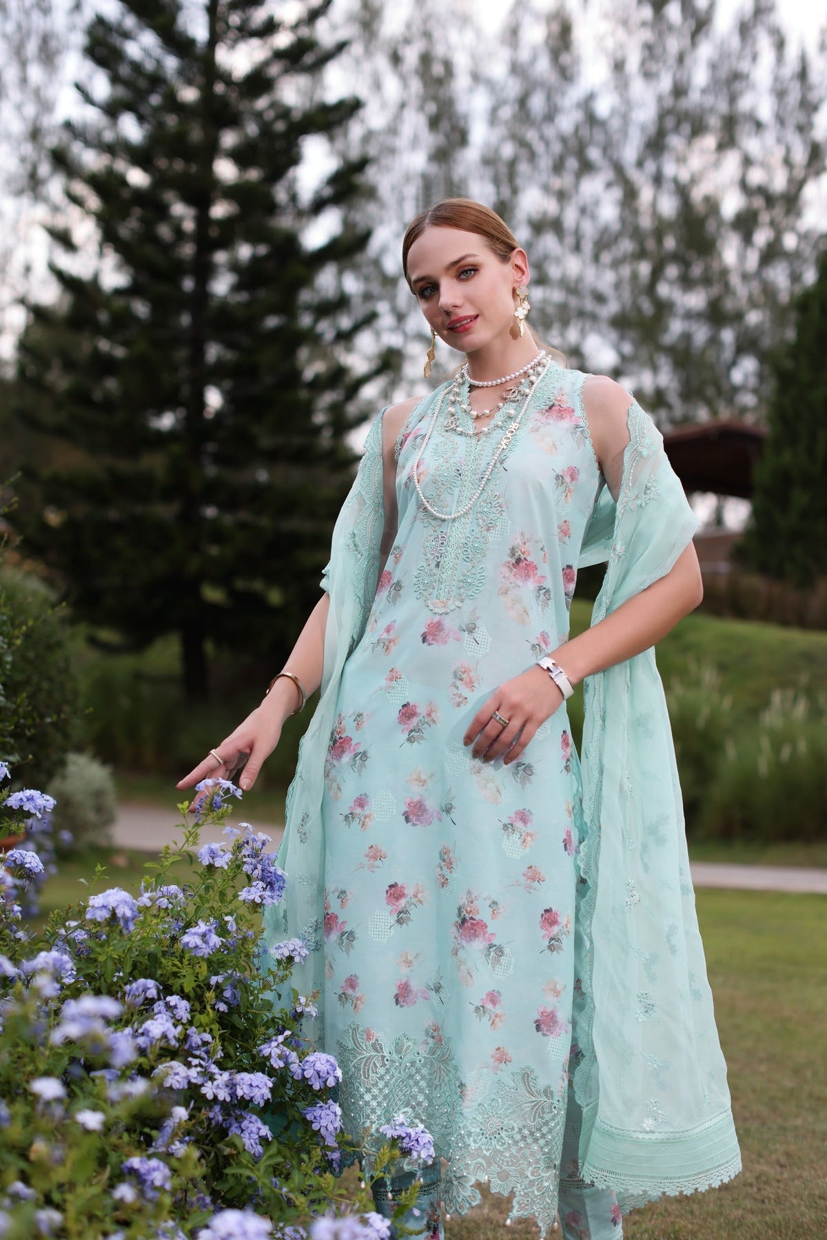 Noor by Saadia Asad | Eid Luxe Printkari 24 | D5 - Maria Faisal
